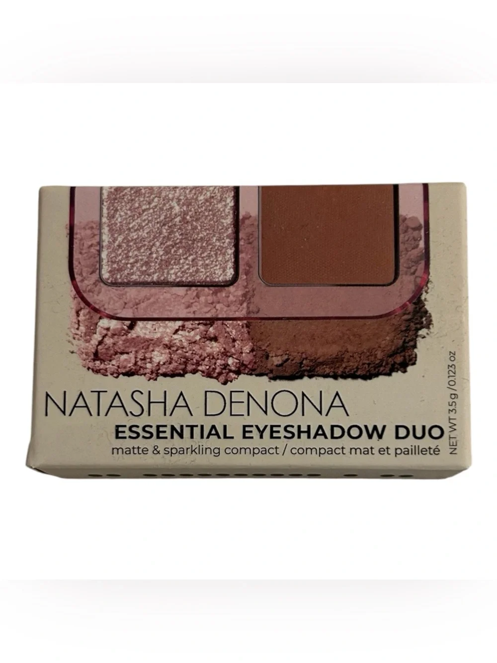 Natasha Denona the Essential Eyeshadow Duo Neutral Pink Shimmer Palette NWT